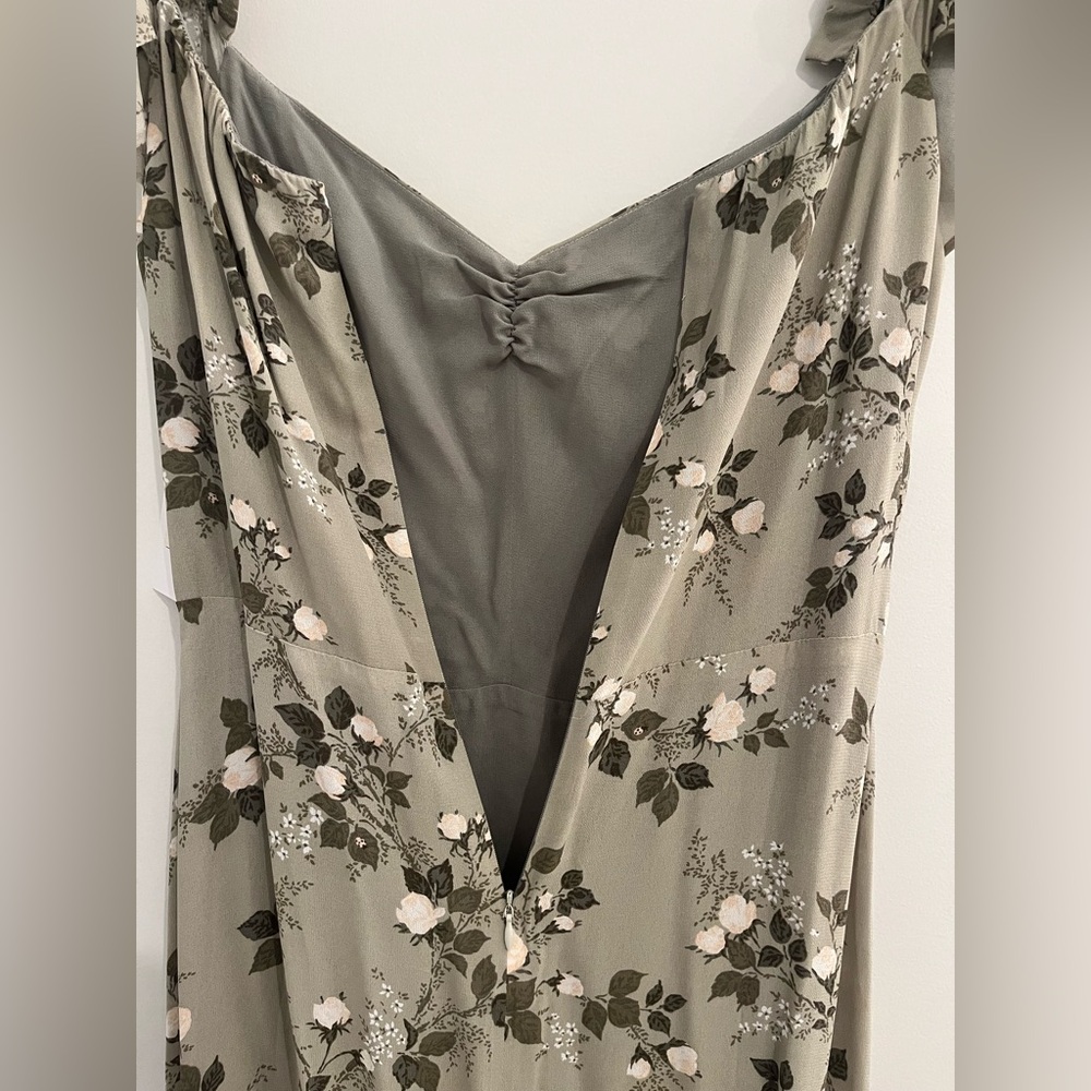 NEW Reformation Butterfly Dress in Verde - Picture 7 of 7